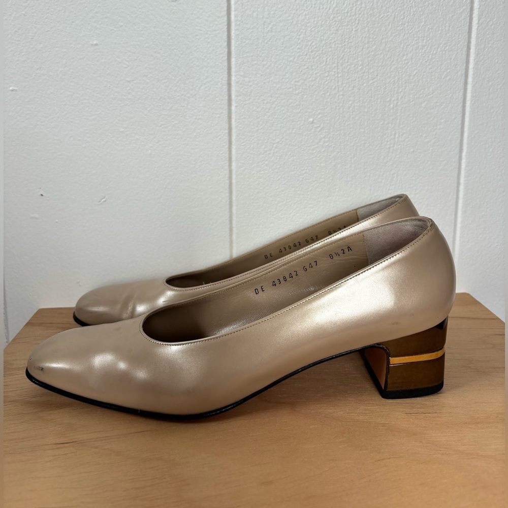 Salvatore Ferragamo vintage block heels
